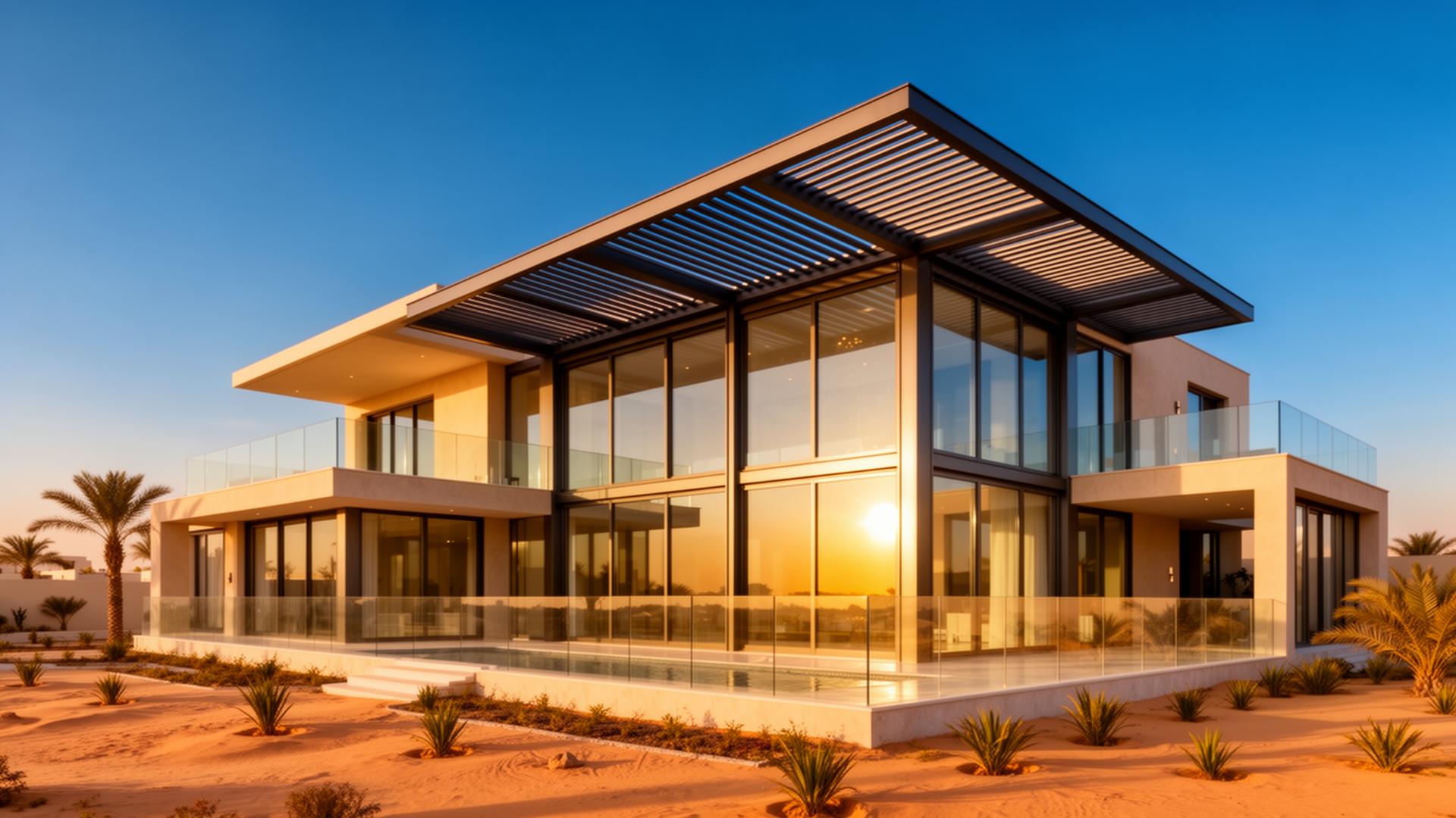 Premium aluminium glass building